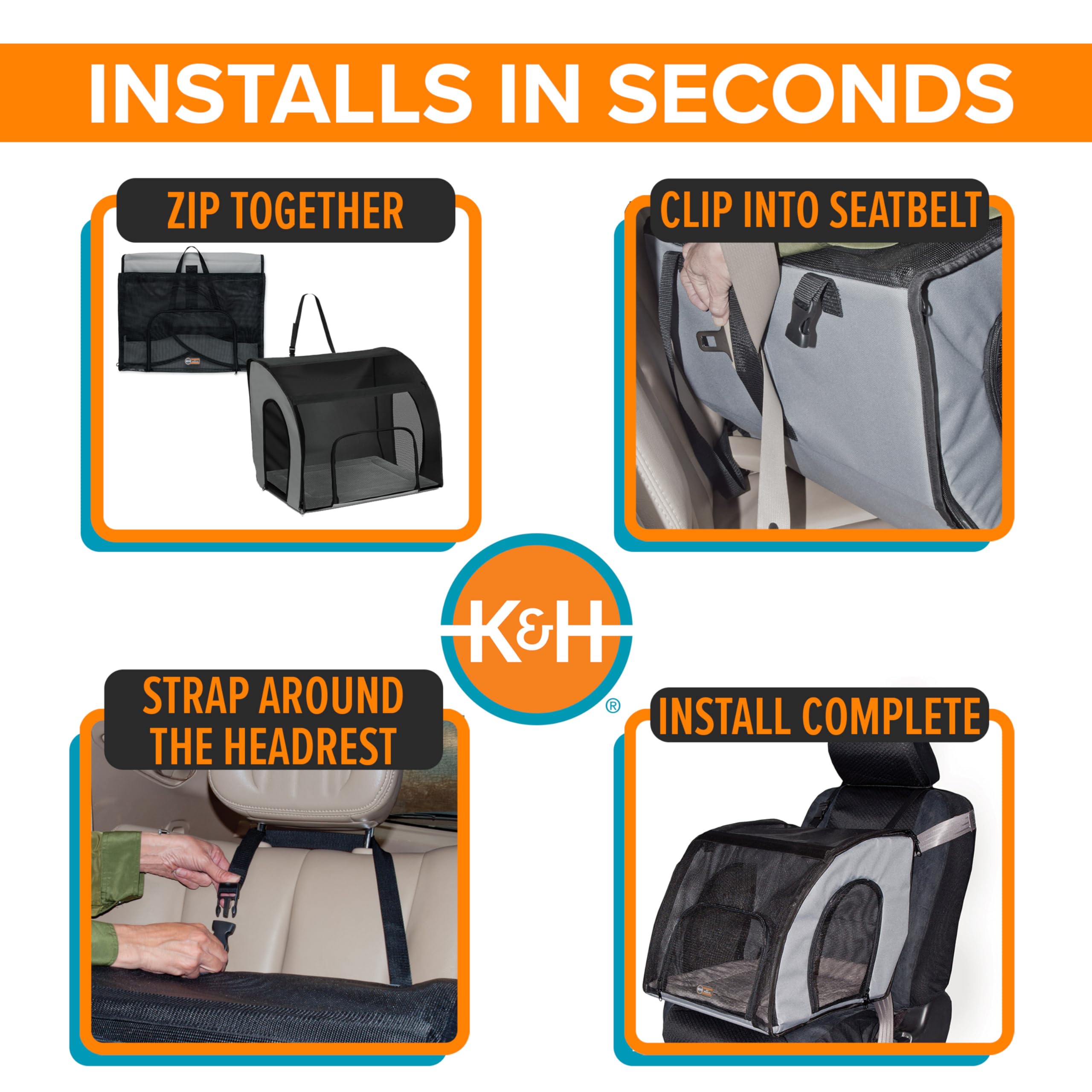 Transporteur pliable et plat pour rangement compact.
