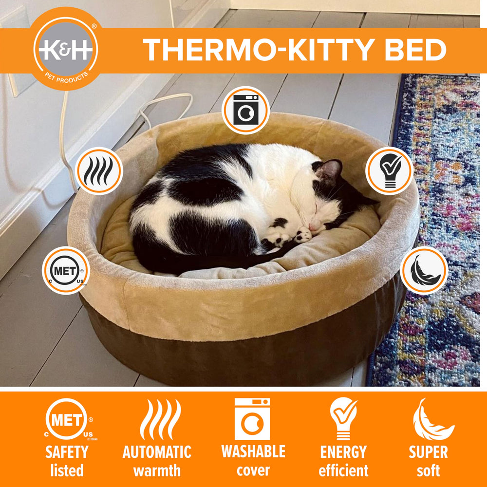 K&H Thermo-Kitty Bed lavage en machine, entretien pratique et hygiénique