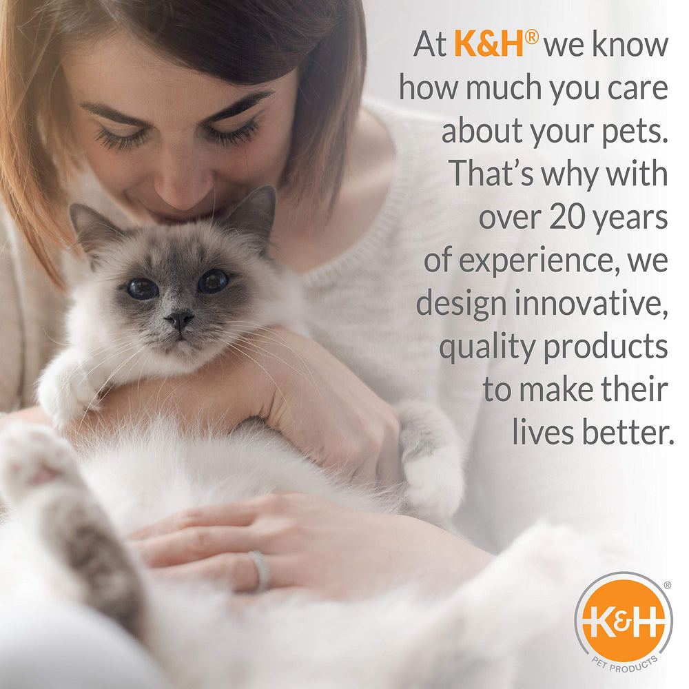 K&H Thermo-Kitty Bed grande taille, espace confortable pour animaux plus lourds