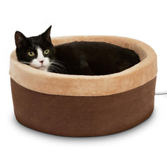 K&H Thermo-Kitty Bed vue générale, lit chauffant pour chats et chiens rassurant