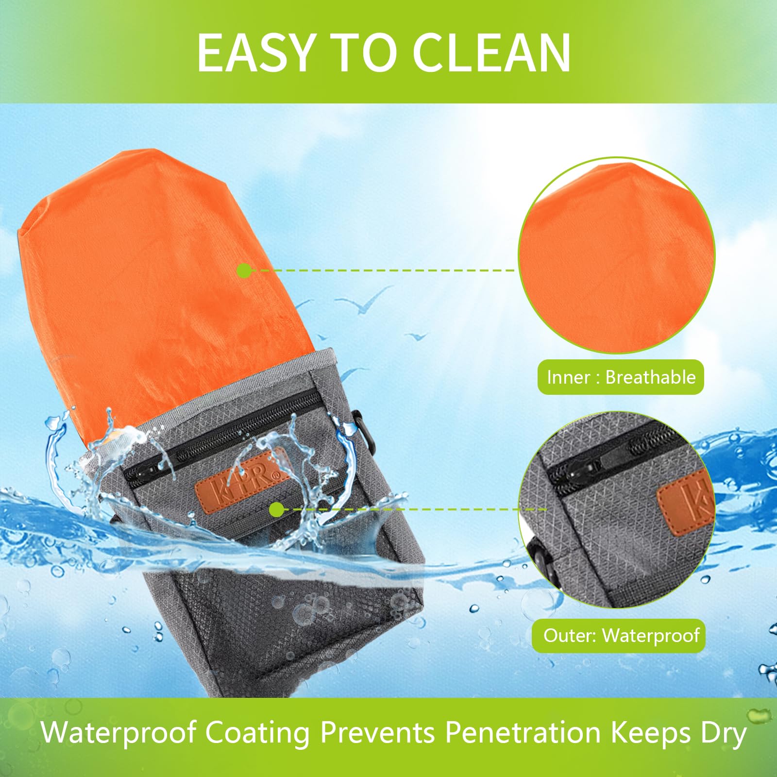 KHPR nylon-impermeable-leger: compagnon fiable pour sorties pluvieuses.