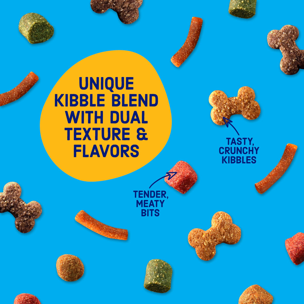 Kibbles 'n Bits Original, fabriqué aux États-Unis pour une traçabilité.