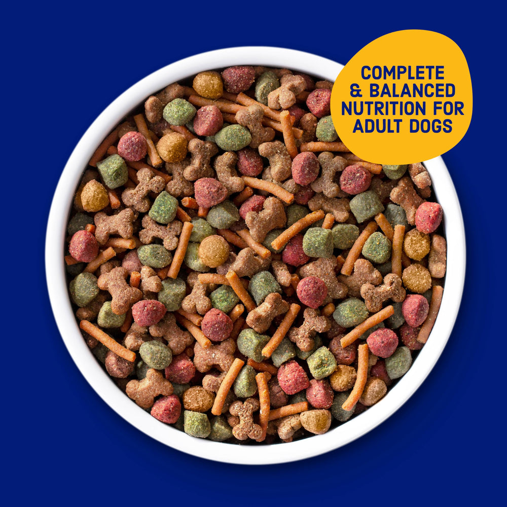 Kibbles 'n Bits Original, ingrédients avec légumes et 23 vitamines et minéraux.