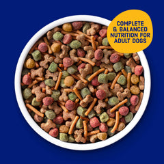 Kibbles ’n Bits Original, morceaux de viande, texture riche en saveurs.