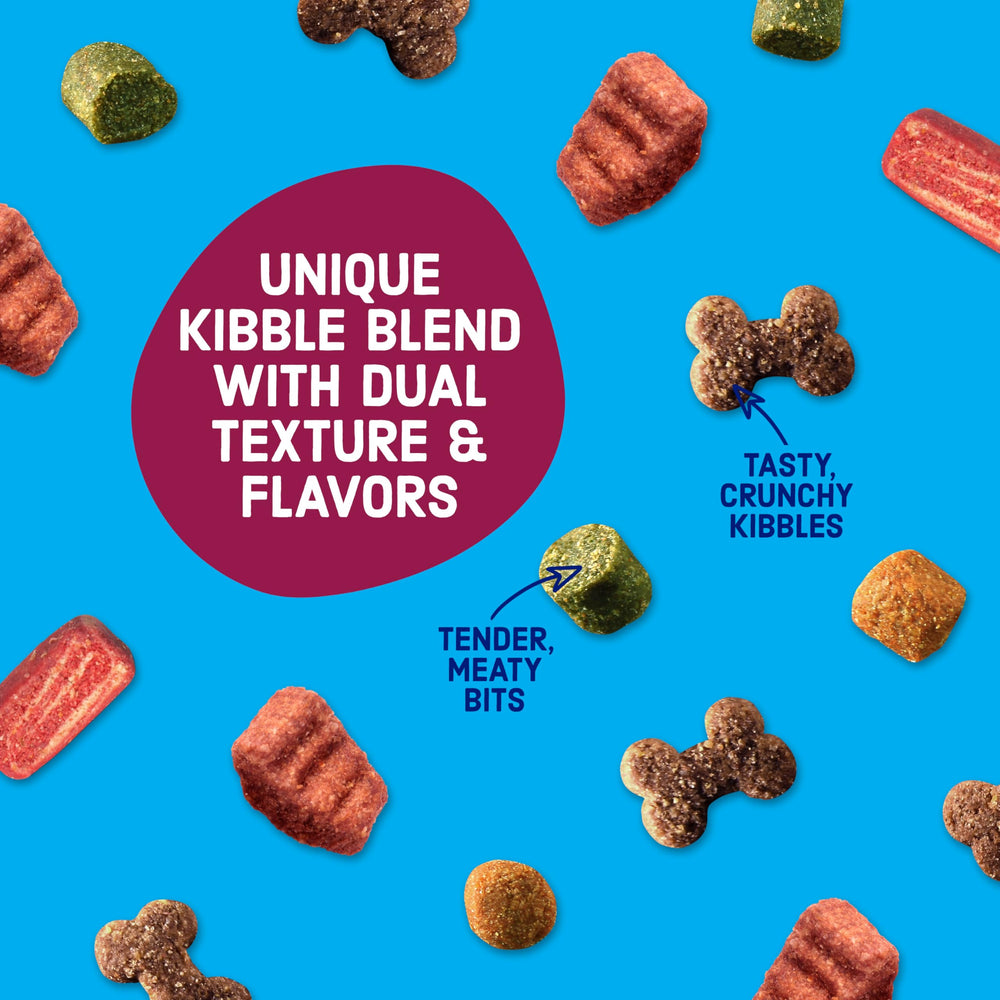 Goût savoureux bacon et steak avec Kibbles 'n Bits