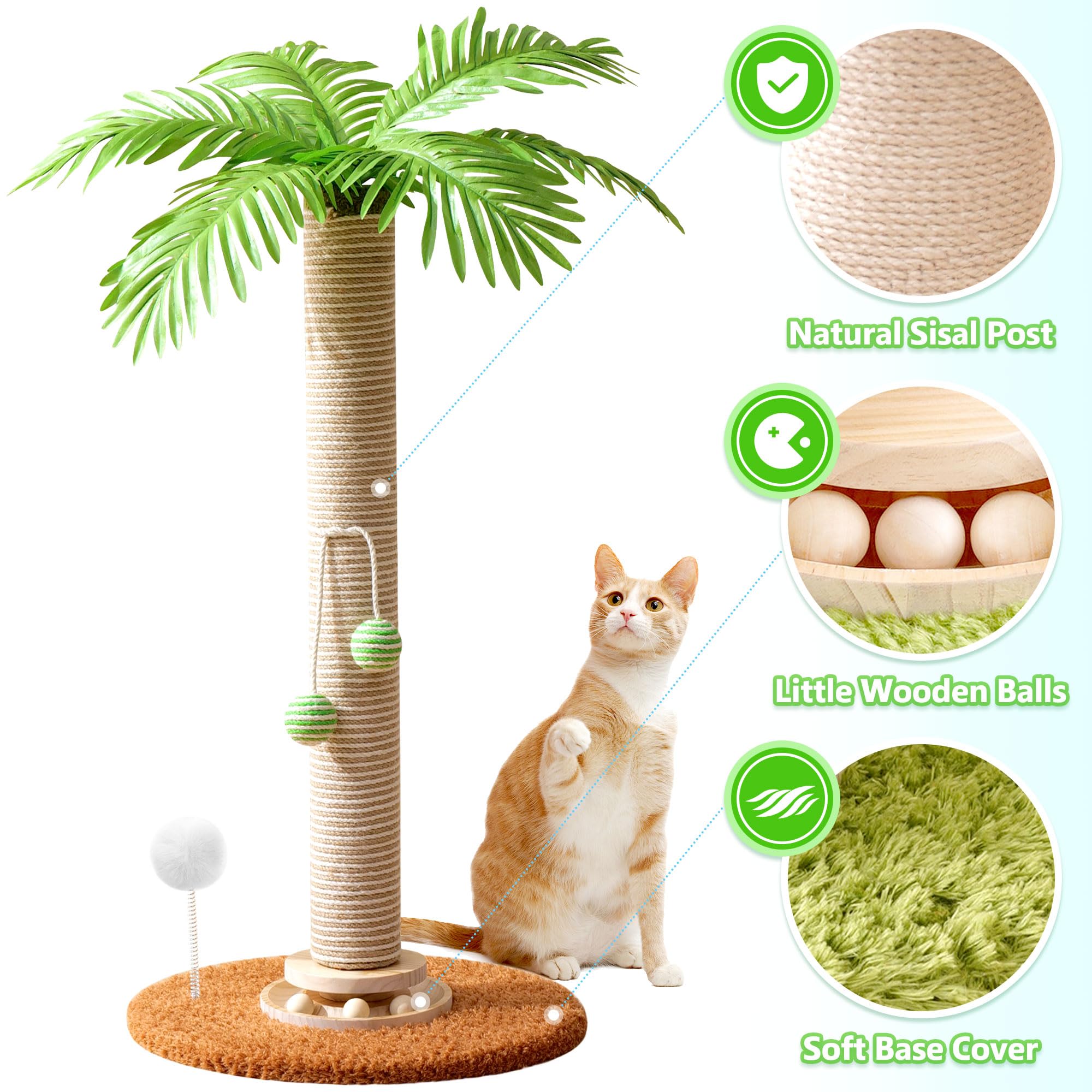 Kicari base-solide-renforce, stabilité optimale même pour chats énergiques.
