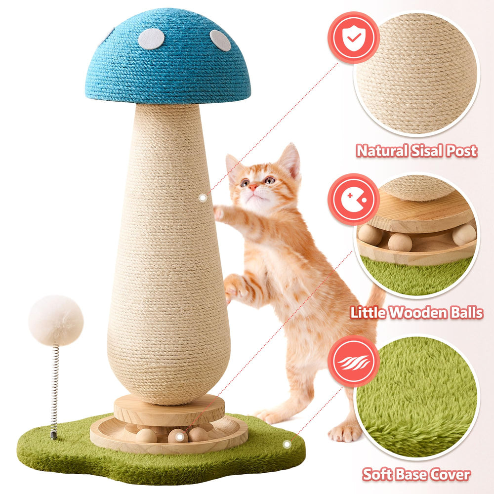 Kicari champignon hauteur 21,5 pouces, élément décoratif