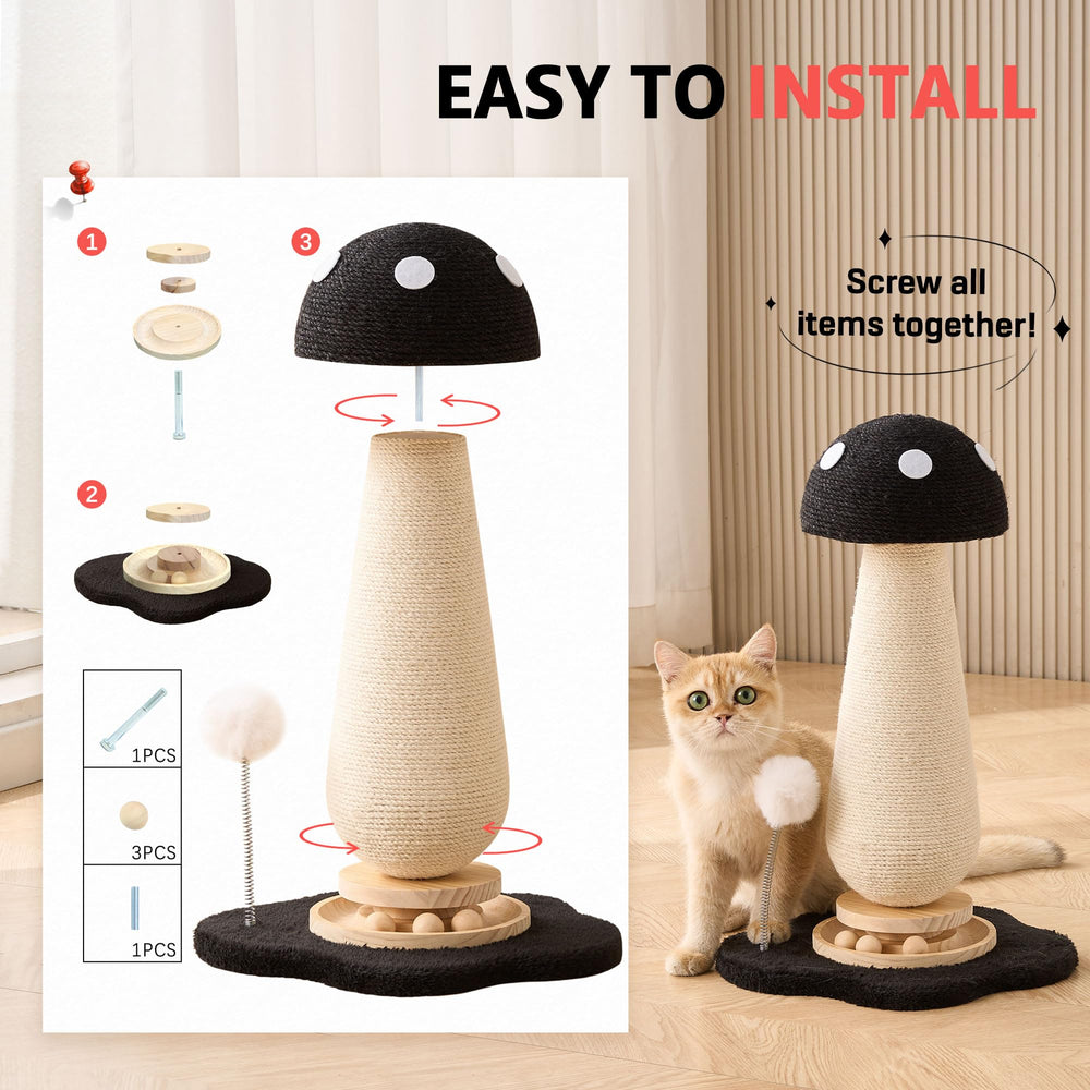 Kicari herbe-chat incluse attire l’animal pour le jeu intérieur.
