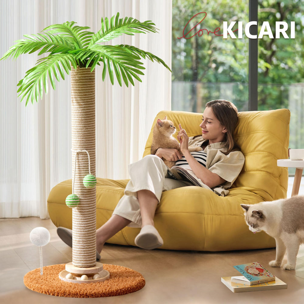 Kicari utilisation-en-interieur, parfait pour chats adultes en intérieur.