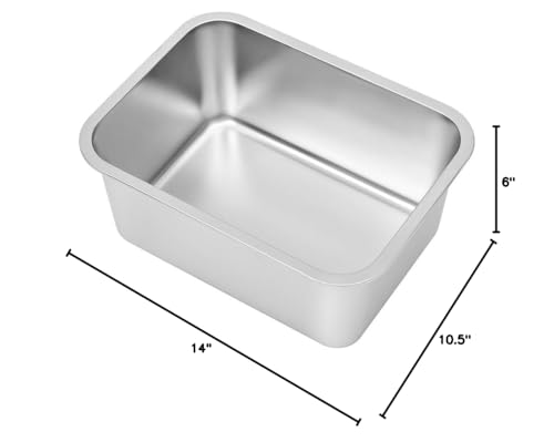 Dimensions 14x10,5x6 pouces pour optimiser l’espace repas.