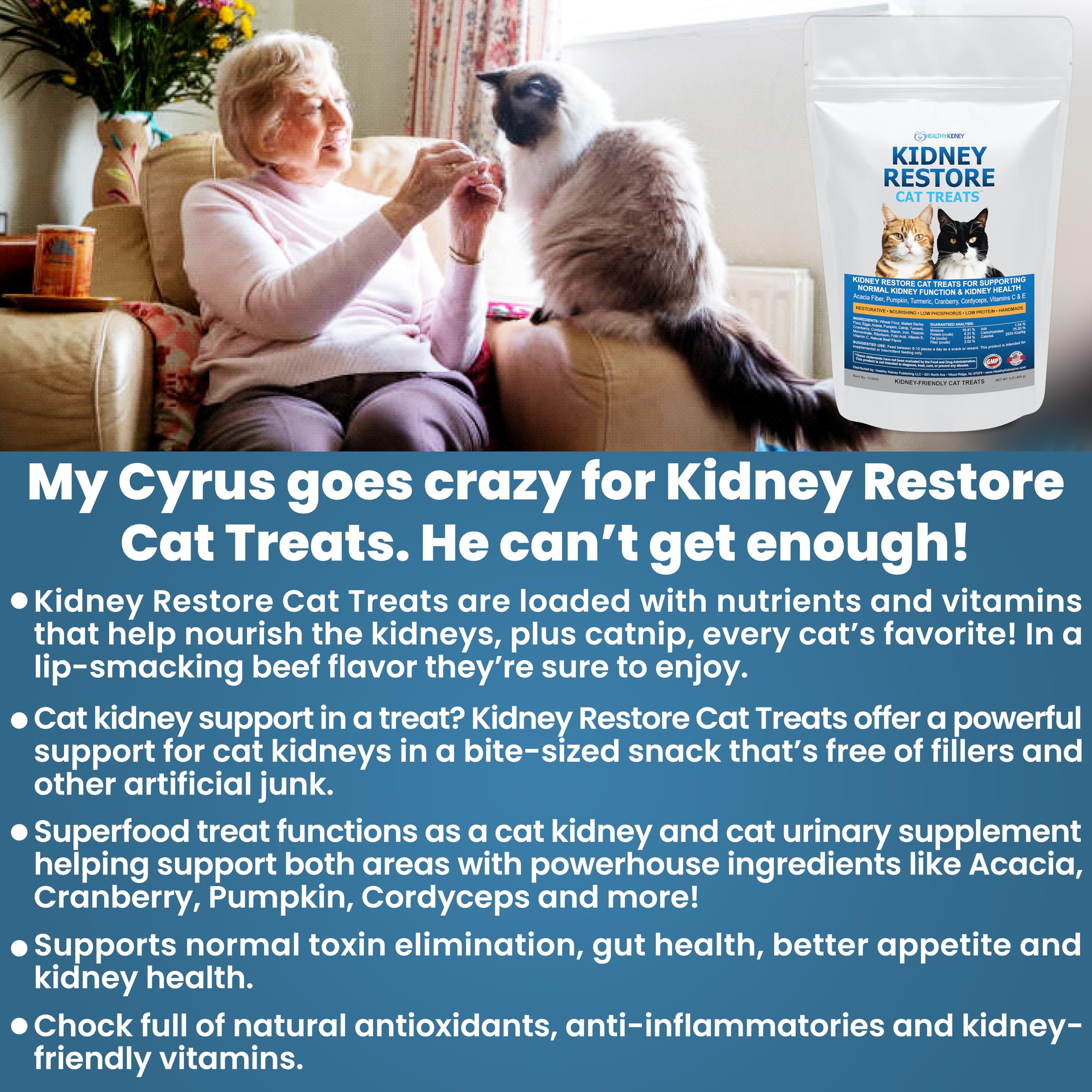 Cordyceps et curcuma dans Kidney Restore pour une approche naturelle.