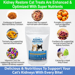 Soutien rénal potentiel avec fibres d'acacia dans Kidney Restore.