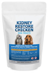 Kidney Restore gateries chien poulet, friandise savoureuse pour soutien rénal potentiel.