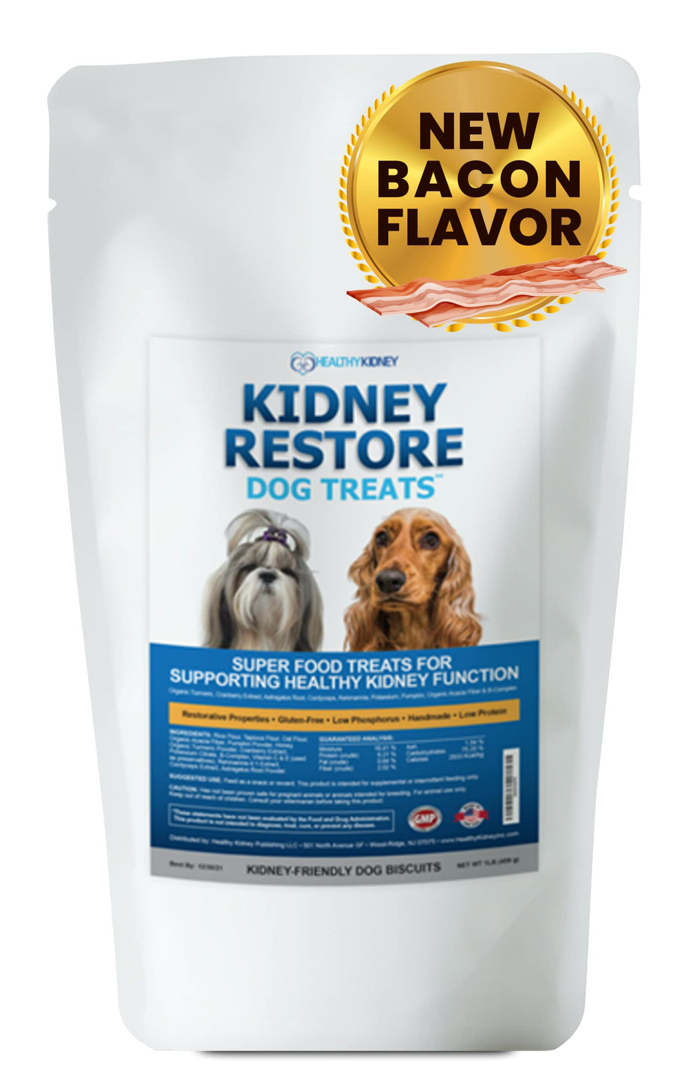 Kidney Restore – gourmandise bacon, friandise savoureuse soutenant potentiellement les reins.