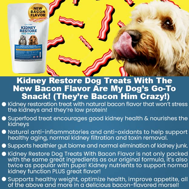 Kidney Restore – ingrédients bacon, nutriments bénéfiques pour la santé rénale.