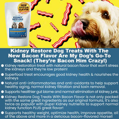 Kidney Restore – ingrédients bacon, nutriments bénéfiques pour la santé rénale.