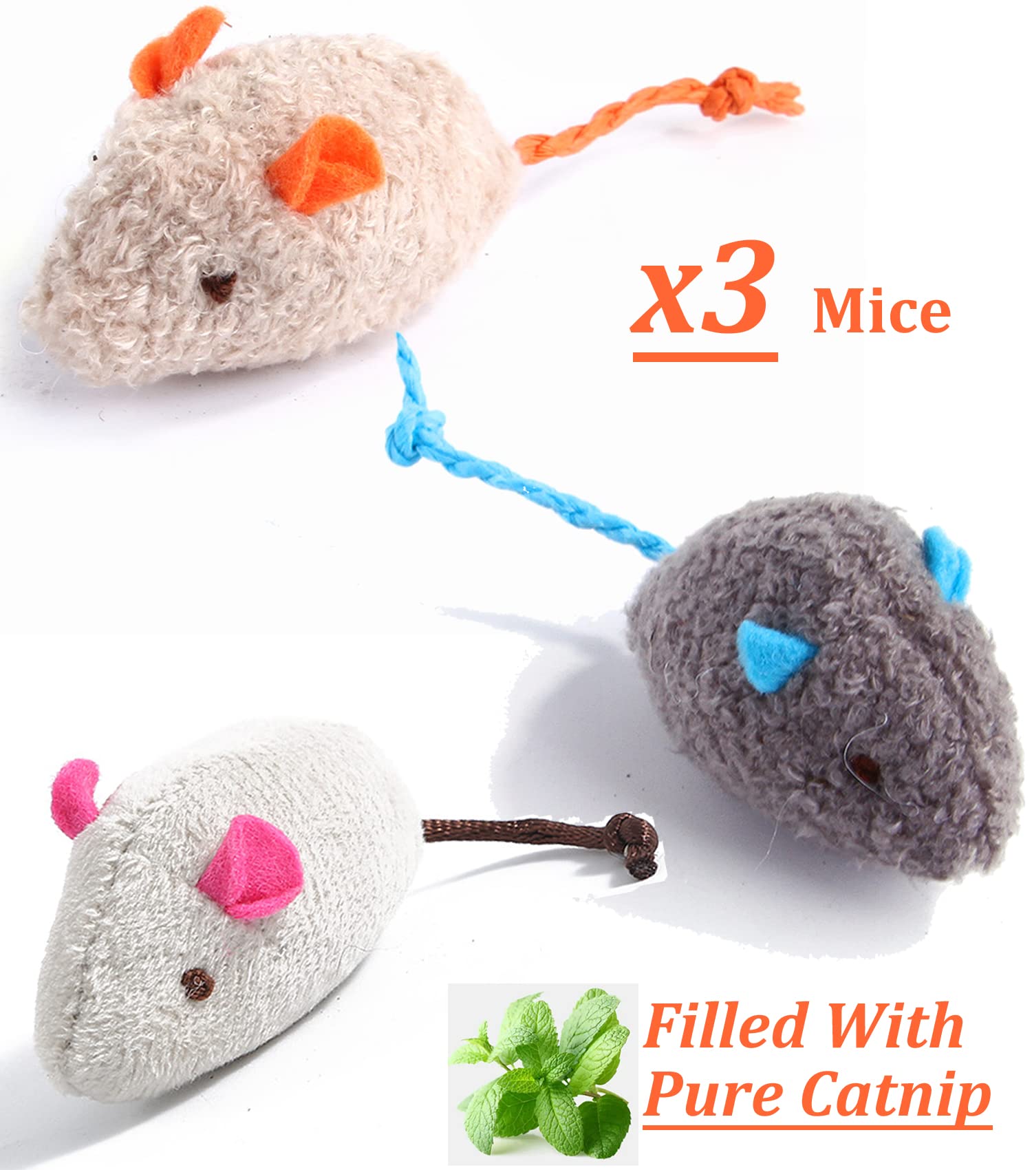 Bâton vigne argentée Kidpet avec cloche, activité et exploration olfactive.