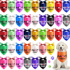 Kigeli Adopt Me bandanas ensemble pour chiens et chats, variété de styles pour sorties quotidiennes