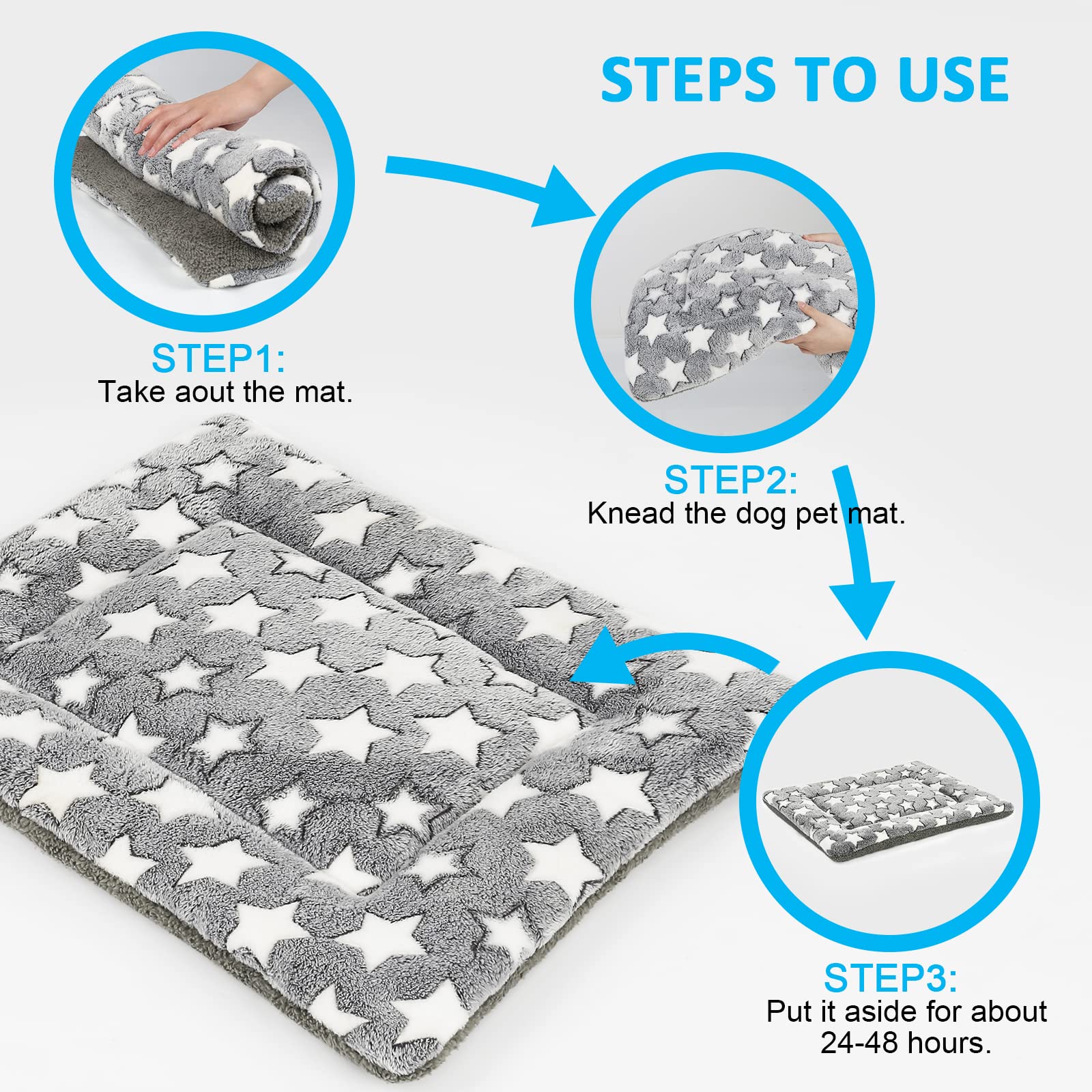 Tapis-chien-tailles-23x18-1-5pouces s’adapte au chenil 24 pouces.