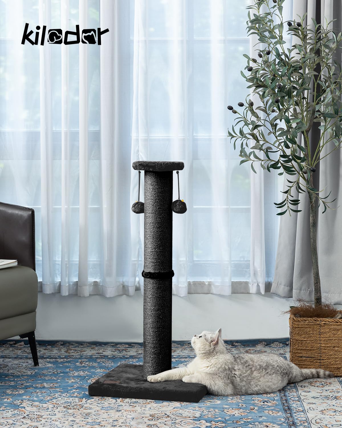Kilodor surface sisal grande, griffage naturel qui satisfait l instinct du chat.