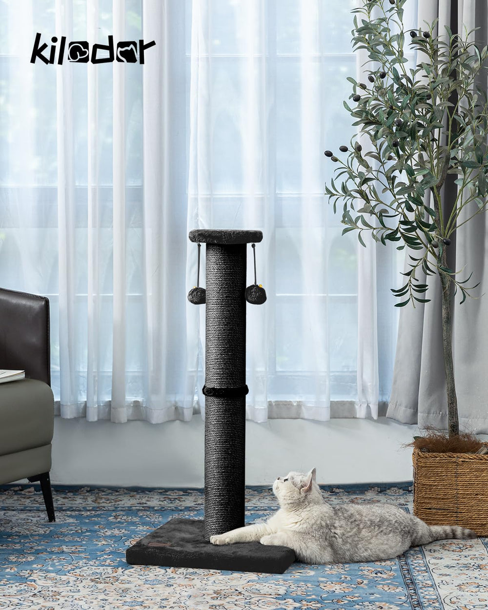 Kilodor surface sisal grande, griffage naturel qui satisfait l instinct du chat.