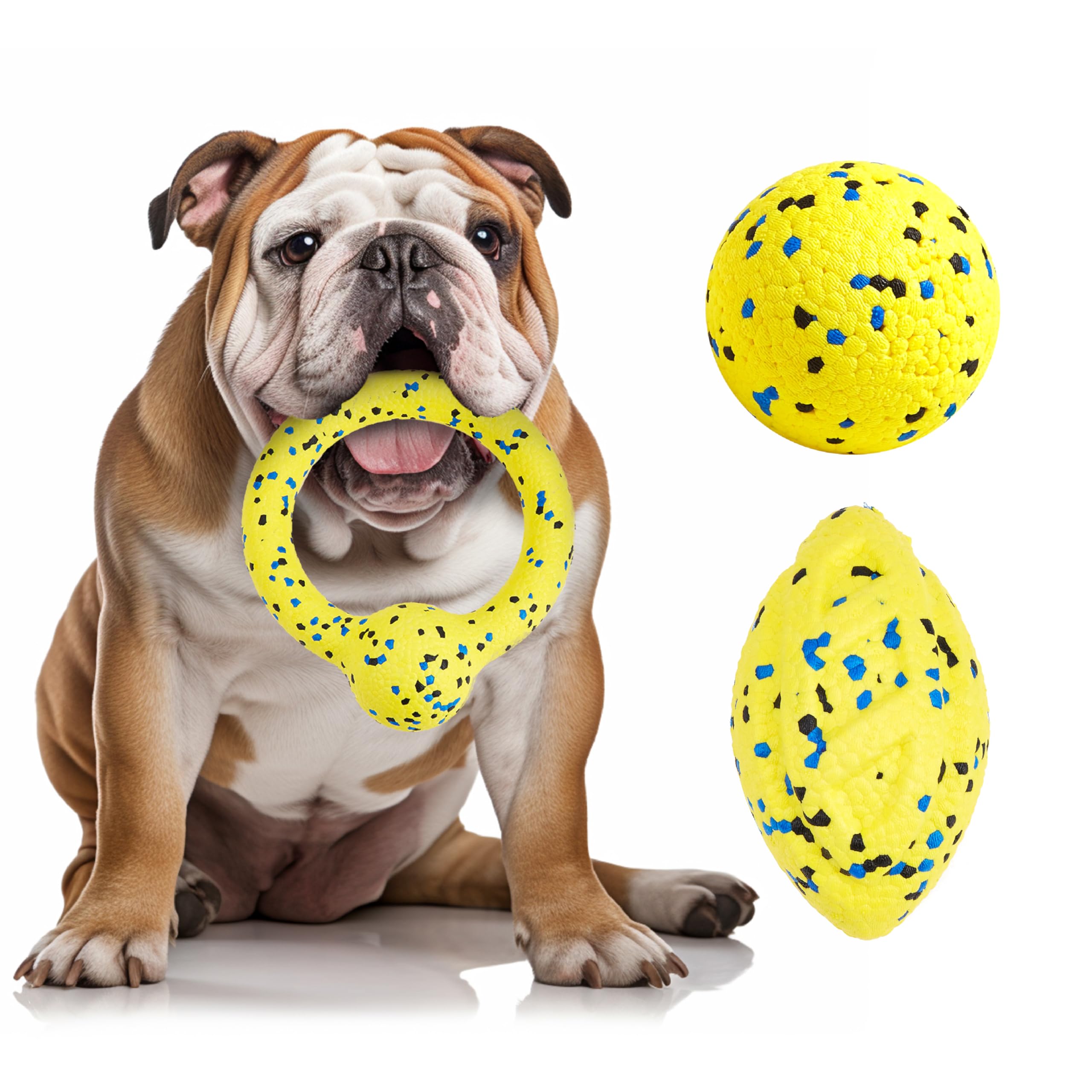 Balles Kimee pour chien – ensemble durable pour jeux interactifs.