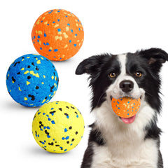 Kimee Boules Tennis Chiens, pack de 3, jouet durable pour chiens actifs.