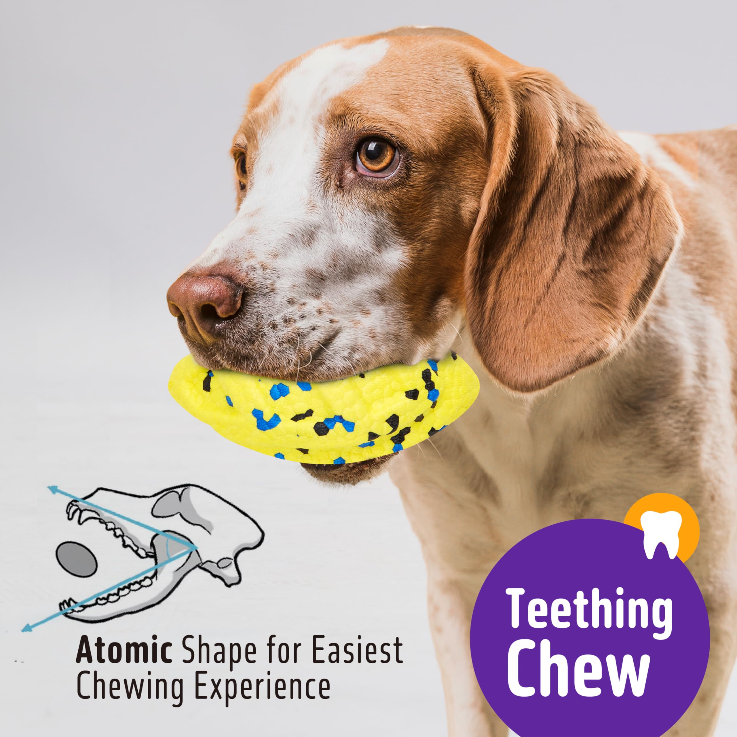 Jouet de traction Kimee — stimule l’exercice des chiens forts.