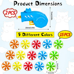 Propulseurs colorés Kimober, cinq couleurs pour varier les jeux