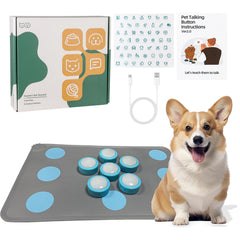 KIMPOK boutons parlants ensemble 6-pack pour discuter avec votre chien.