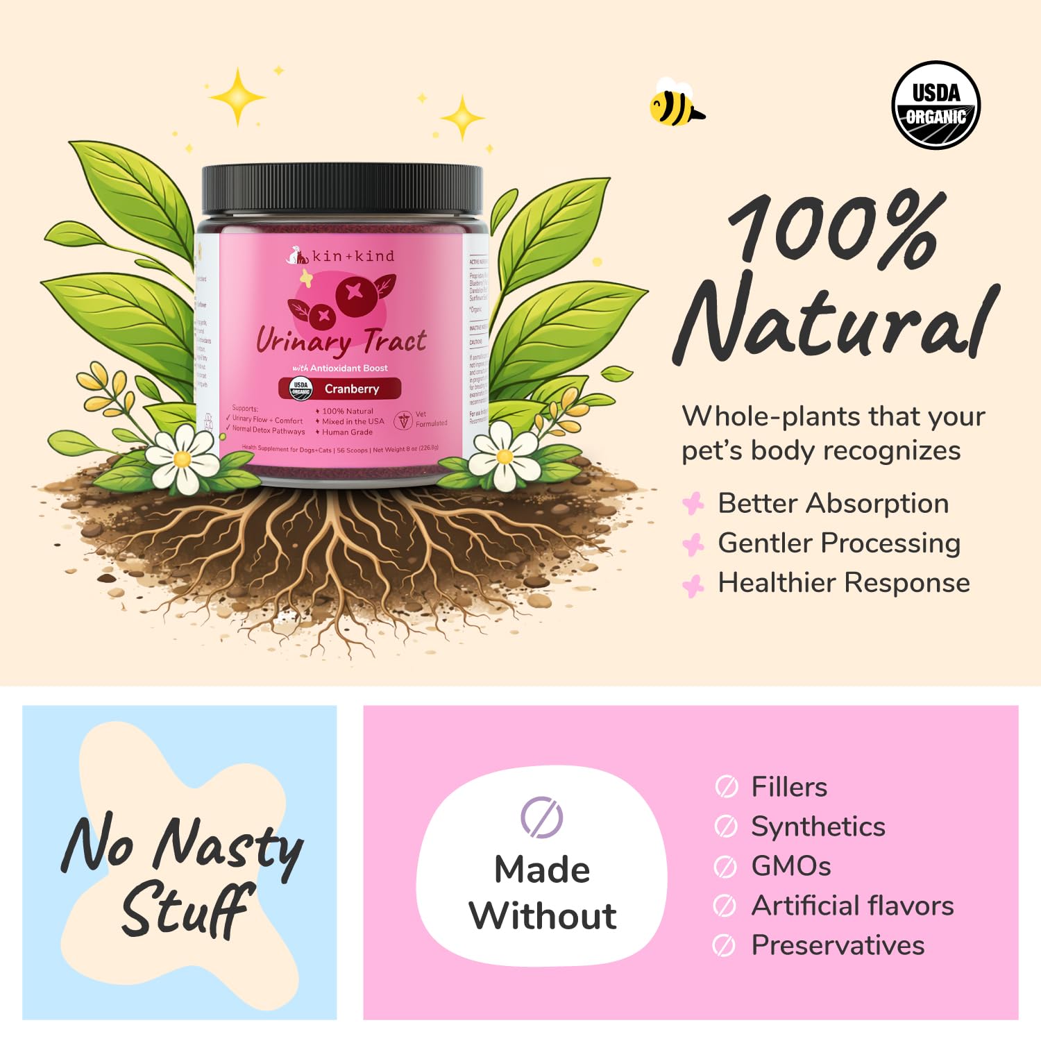Kin-kind myrtille: ingredient antioxydant pour le bien-être.