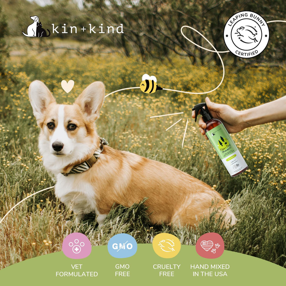 Kin+Kind Protection pelage chien lavande: rituel de soin