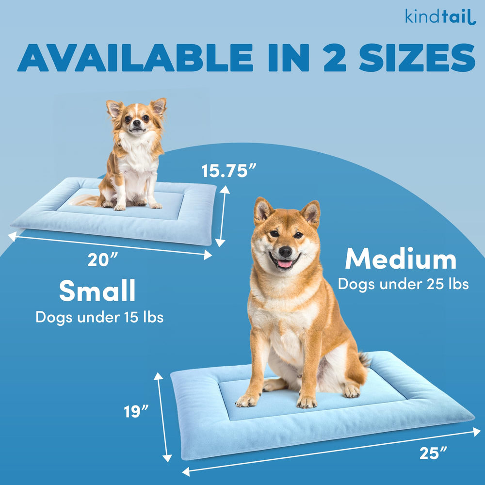 KindTail dortoir chien léger 20x15 pouces, parfait pour les déplacements.