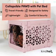 KindTail PAWD: matelas lavable en velours, confort doux.