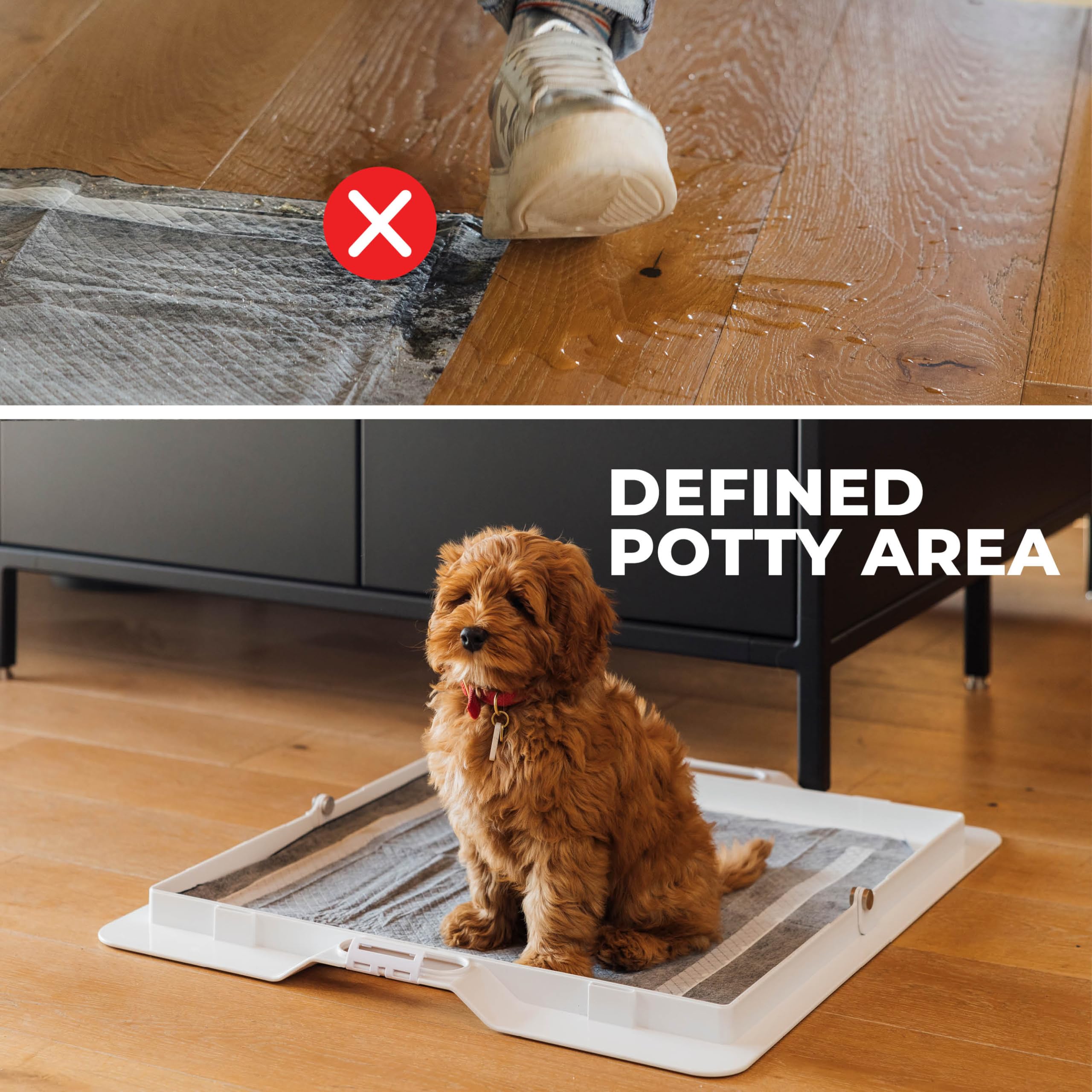 KindTail Pee PAWD bord haut anti souillage limite les éclaboussures