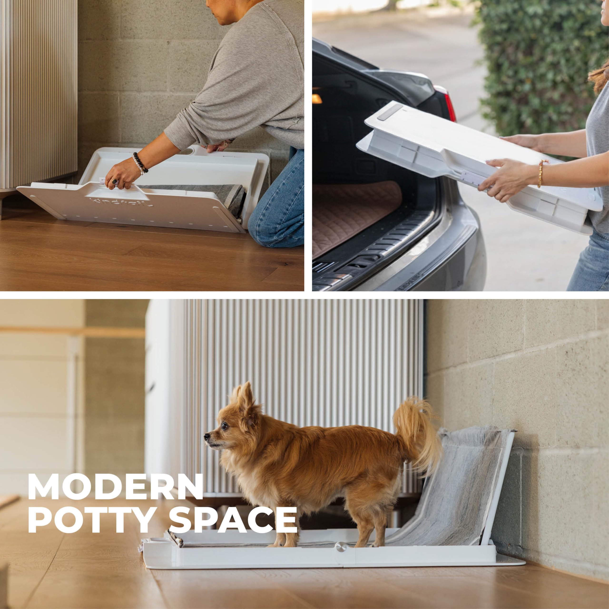 KindTail Pee PAWD plateau compact parfait pour les voyages