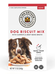 King Arthur biscuit pour chien dans un bol, prêt à préparer des friandises savoureuses
