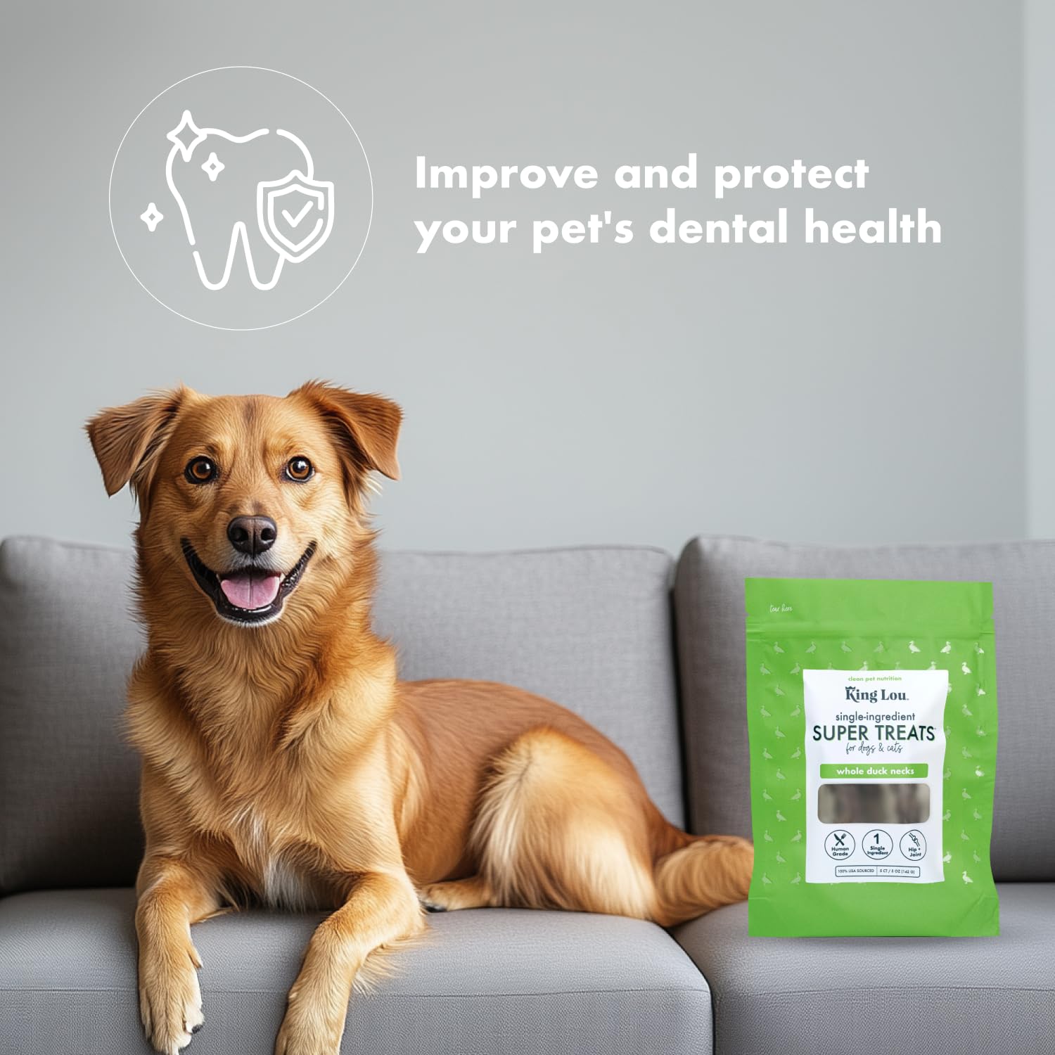 King Lou Pets – utilisation-quotidienne-os-de-canard, friandise polyvalente pour chiens et chats.