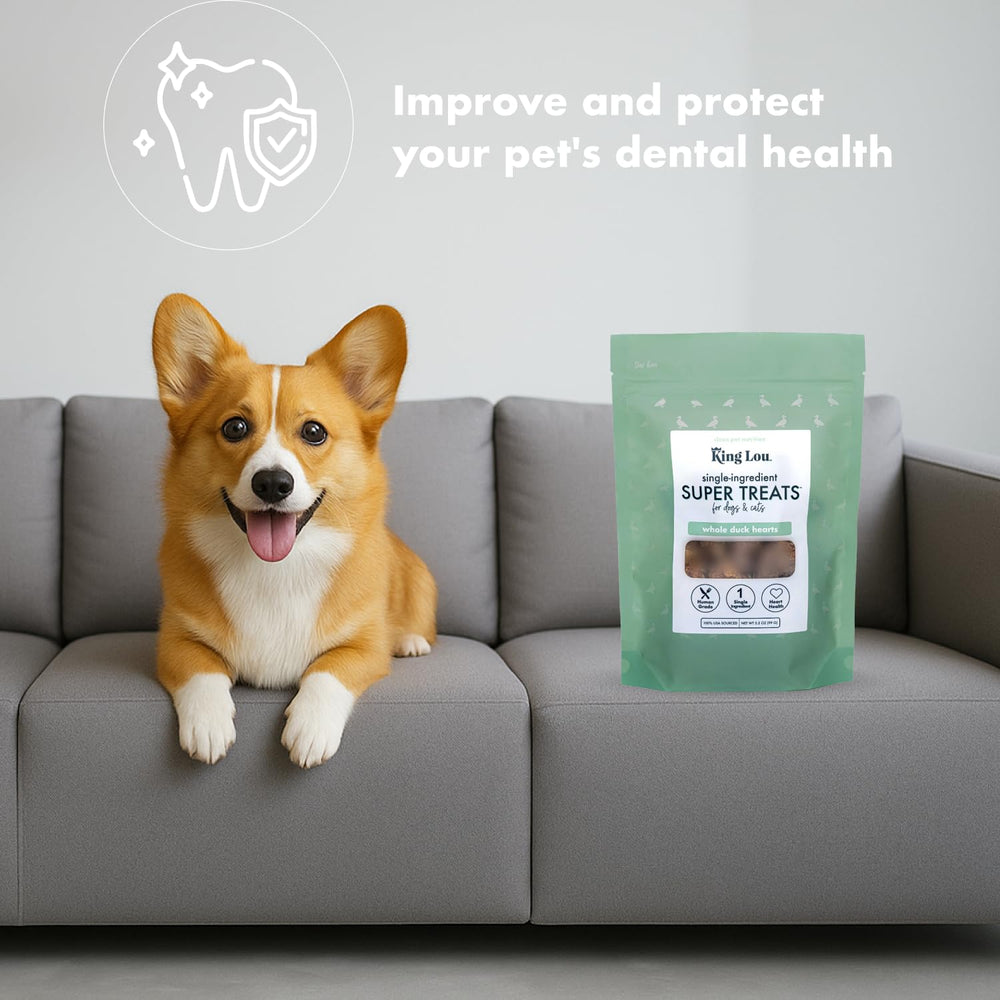 King Lou friandises savoureuses pour chiens et chats, achat quotidien pratique.