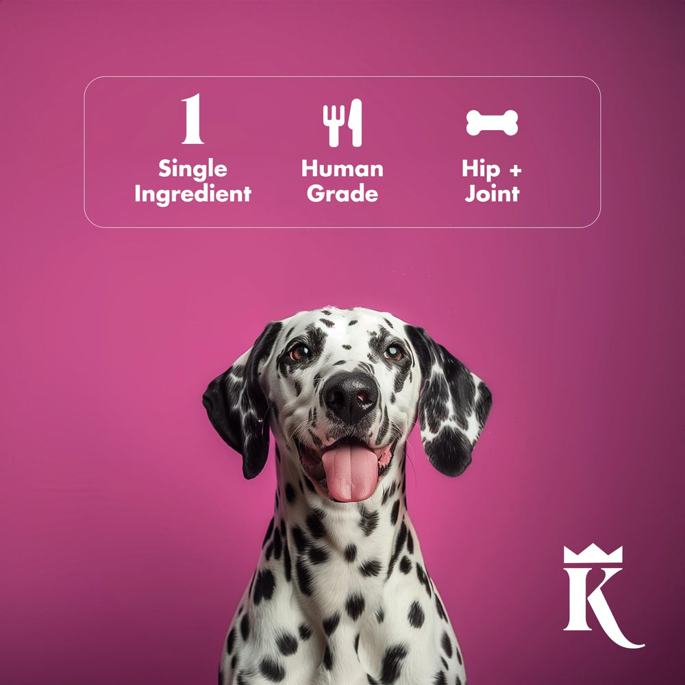 King Lou Pets déshydratées, goût naturel de poulet, idéal comme récompense.