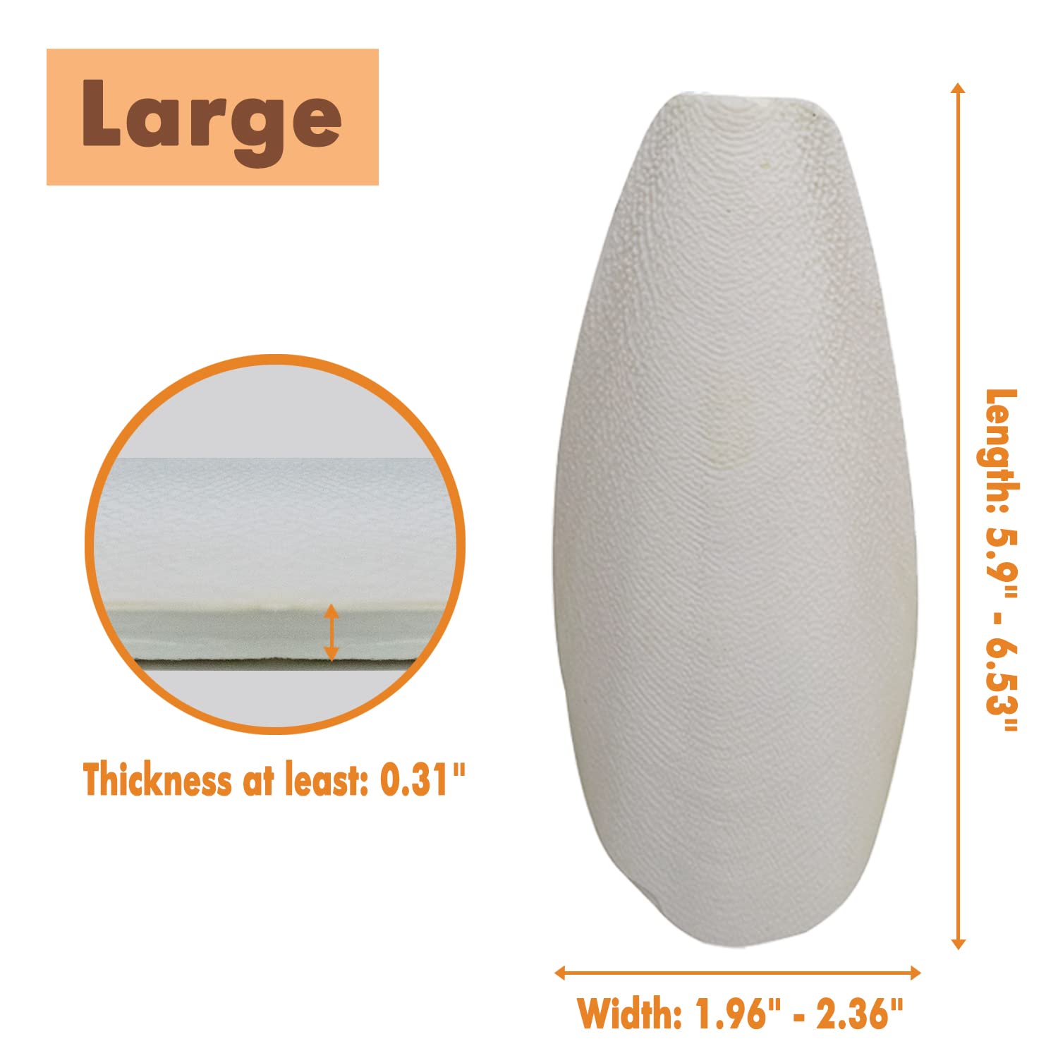 KINGMO os de seiche naturel pour oiseaux, qualité naturelle et calcium utile.