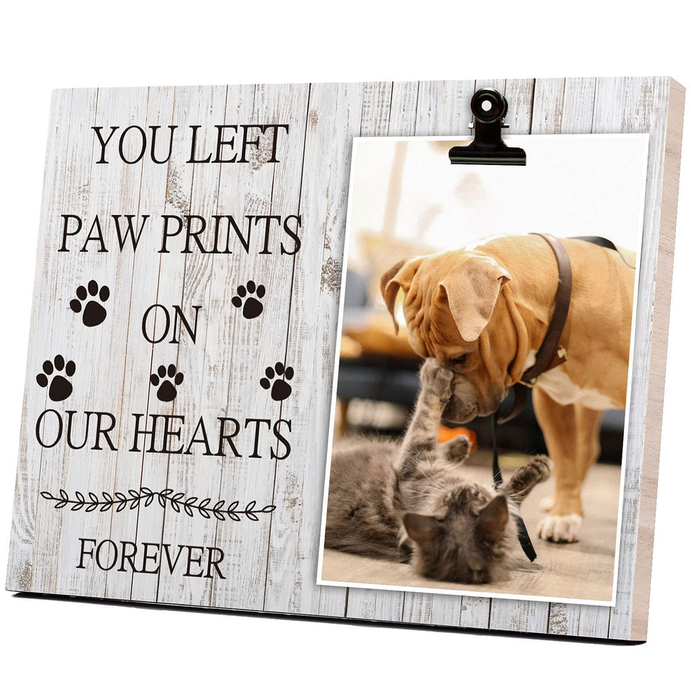 Cadre KINGNOW pour photo 4x6; idéal pour afficher le souvenir d un animal.