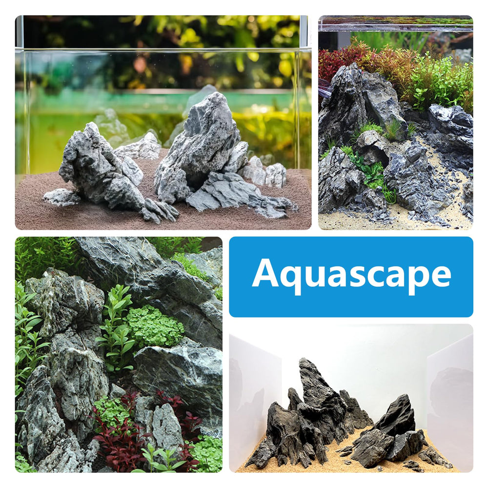 KINGRUI Pierre: nettoyage rapide et installation facile dans l’aquarium.
