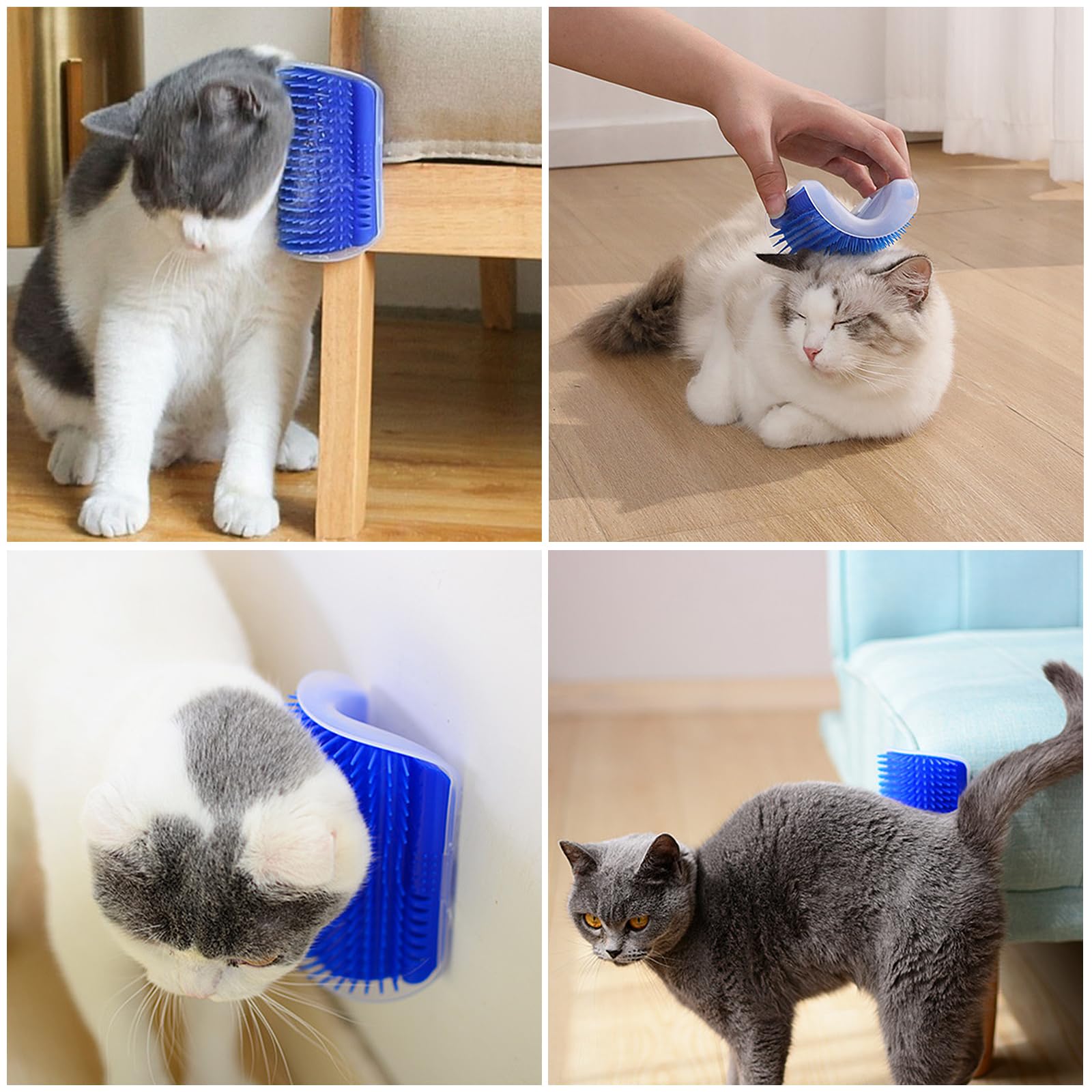 Kingtree Brosse Coign Chat Massage Doux: massage apaisant lors du brossage quotidien.