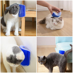 Kingtree Brosse Coign Chat Massage Doux: massage apaisant lors du brossage quotidien.
