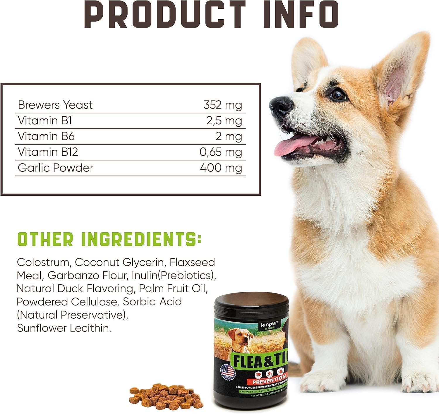 Kinpur Pet Care – utilisation quotidienne facile pour tous les chiens.