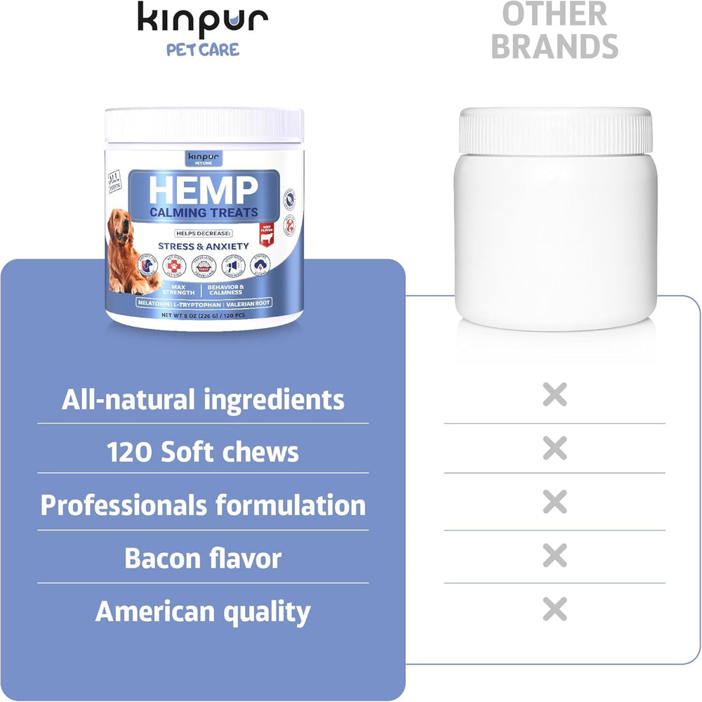 Kinpur Pet Care – paquet de 120 bouchées, format pratique et durable.