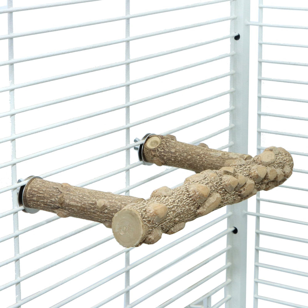 KINTOR perchoir avec accessoires d’assemblage, boulons et rondelles fournis.