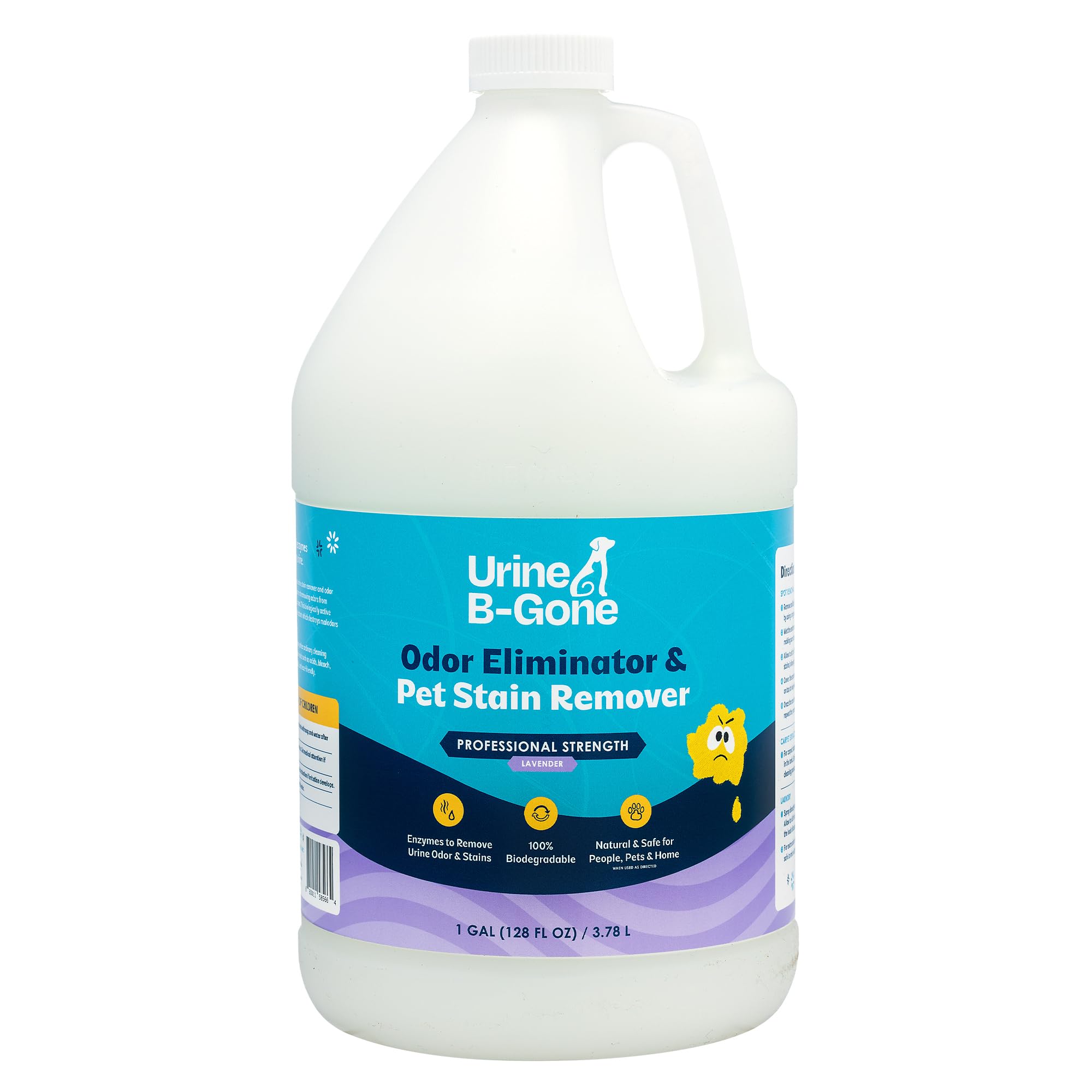 Urine B-Gone de KINZUA ENVIRONMENTAL: bouteille lavande prête à neutraliser les odeurs d’urine.