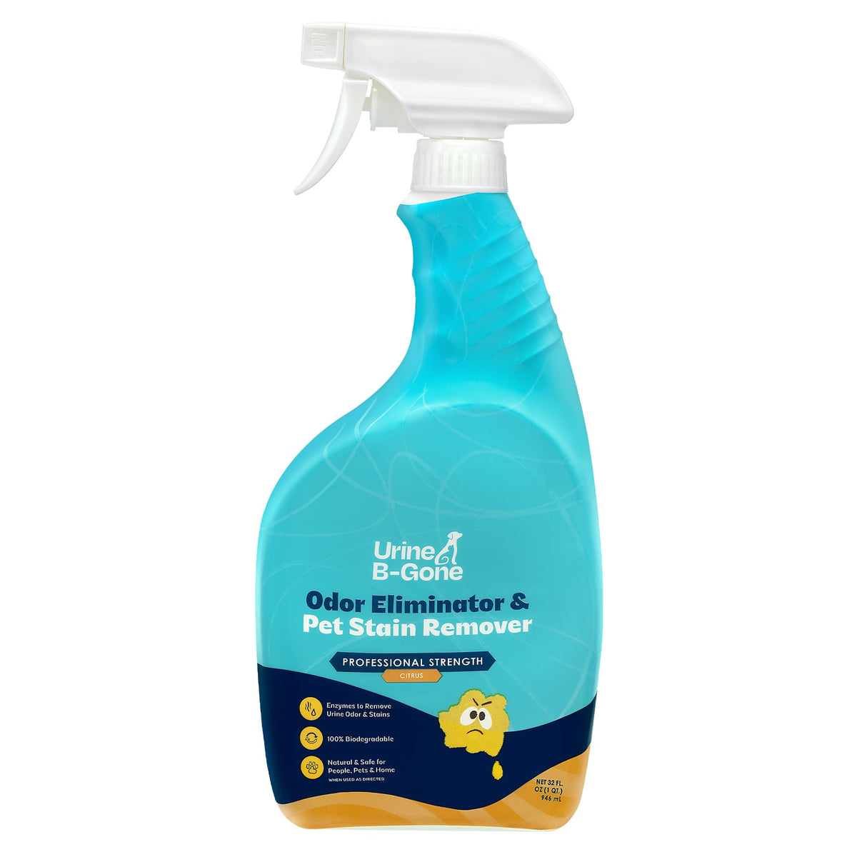 KINZUA ENVIRONMENTAL Urine B-Gone bouteille-pour, élimine odeurs et taches d’urine efficacement.
